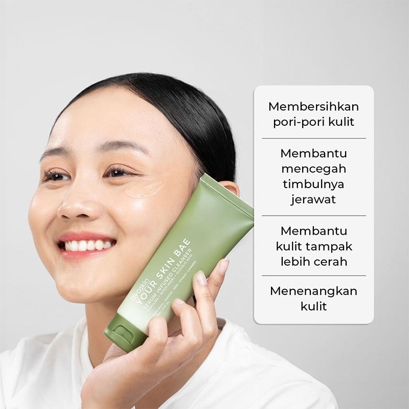 Avoskin Your Skin Bae Serum Infused Cleanser Spirulina 100ml
