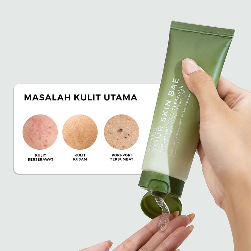 Avoskin Your Skin Bae Serum Infused Cleanser Spirulina 100ml