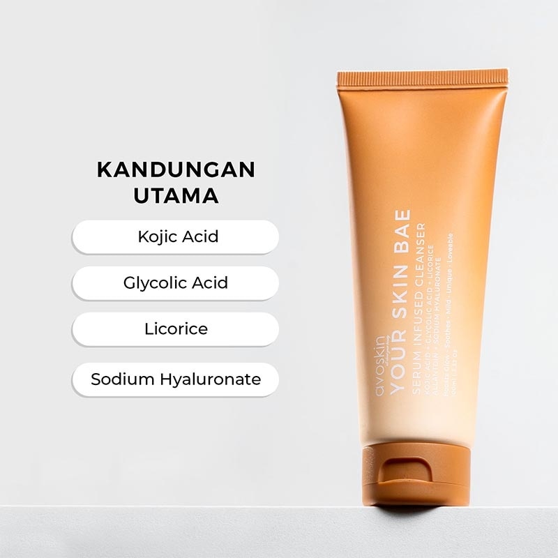 Avoskin Your Skin Bae Serum Infused Cleanser Kojic Acid 100ml