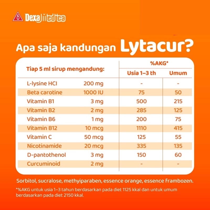 Sirup Suplemen Anak Rasa Jeruk 60ml