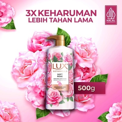 LUX - Botanicals Sabun Mandi Cair Soft Rose 500ml