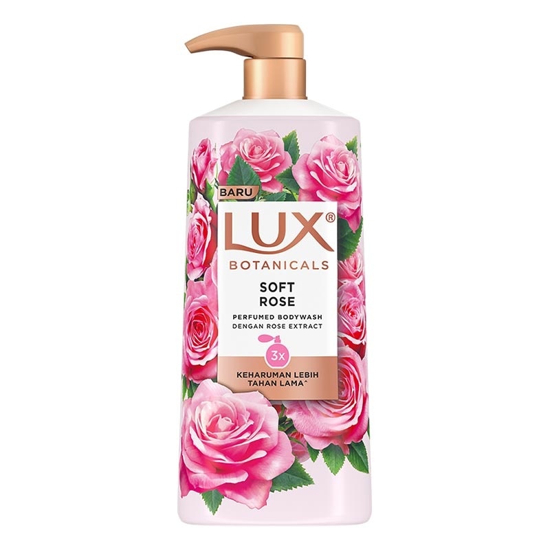 Promo Harga LUX Botanicals Body Wash Soft Rose 580 ml - Watsons