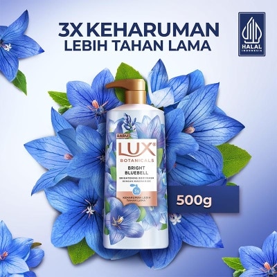 LUX - Botanicals Sabun Mandi Cair Bright Bluebell 500ml