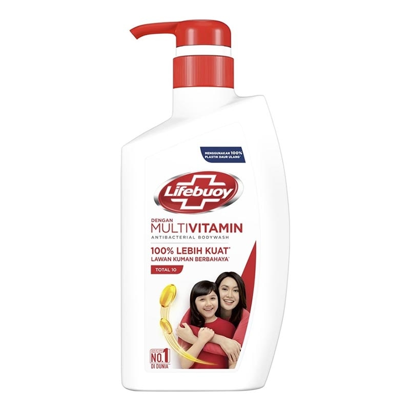 Lifebuoy Sabun Mandi Cair Total 10 500ml