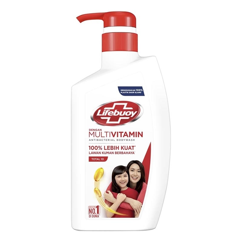 Lifebuoy Sabun Mandi Cair Total 10 500ml