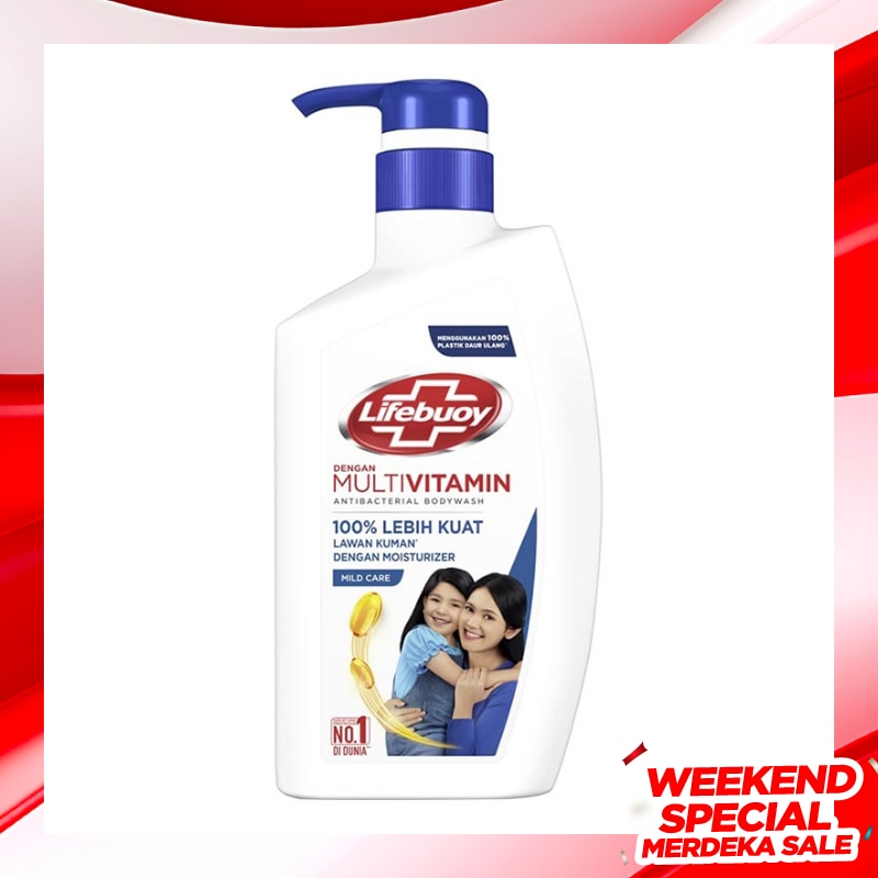 Promo Harga Lifebuoy Body Wash Mild Care 500 ml - Watsons