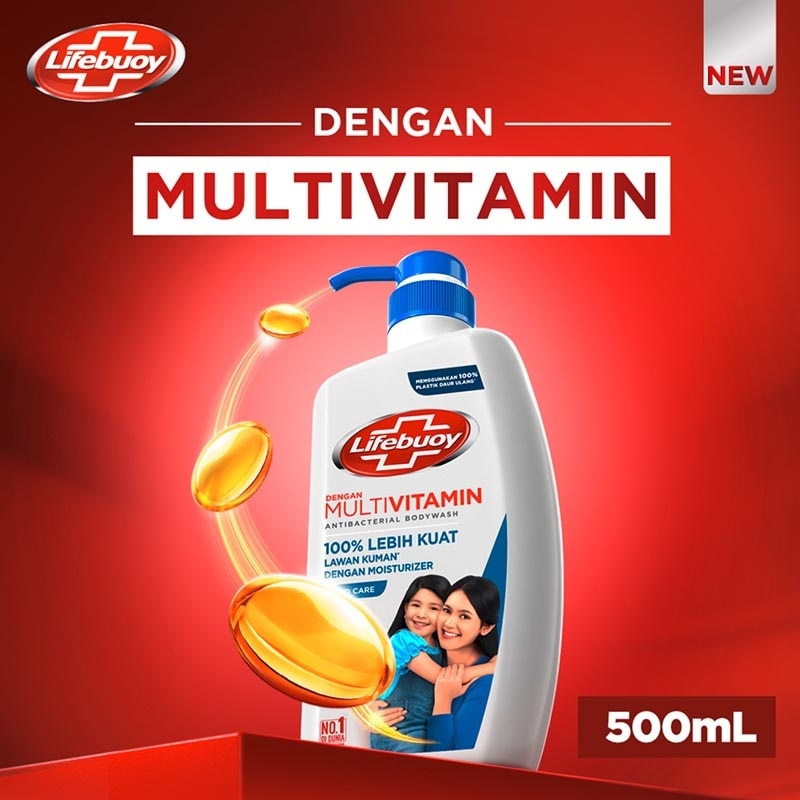 Lifebuoy Sabun Mandi Cair Mild Care 500ml image