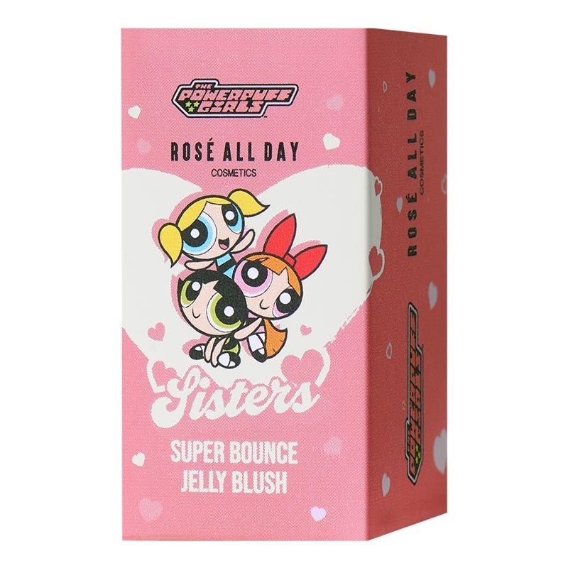 Rosé All Day Cosmetics Super Bounce Jelly Blush X The Powerpuff Girls Sisters 7g