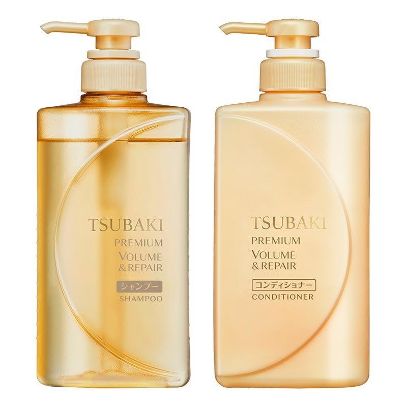 Tsubaki Premium Volume & Repair Shampoo & Conditioner 490ml