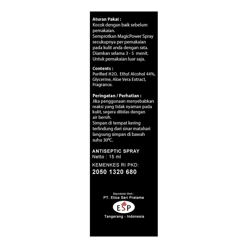 Magic Power Antiseptic Spray 15ml