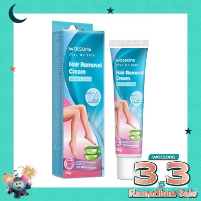 WATSONS Watsons Hair Removal Cream Sensitive Skin 25g