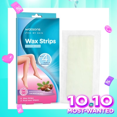 WATSONS Watsons Wax Strip Sensitive Skin 8'S