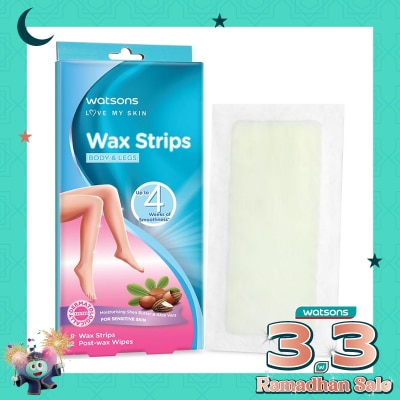 WATSONS Watsons Wax Strip Sensitive Skin 8'S