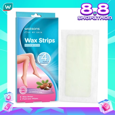 WATSONS Watsons Wax Strip Sensitive Skin 8'S