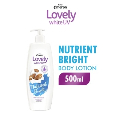 EMERON - Lovely White UV Nutrient Bright Hand & Body Lotion 500ml