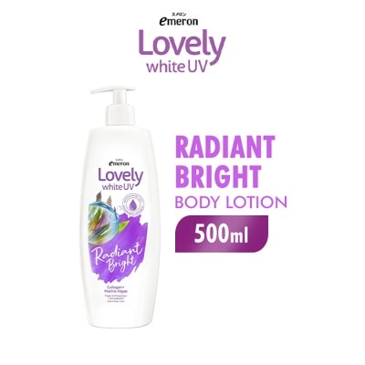 EMERON - Lovely White UV Radiant Bright Hand & Body Lotion 500ml