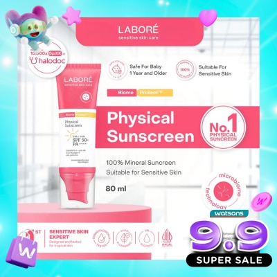 LABORE - Sensitive Skin Care BiomeProtect Physical Sunscreen SPF 50+ PA++++ 80g image