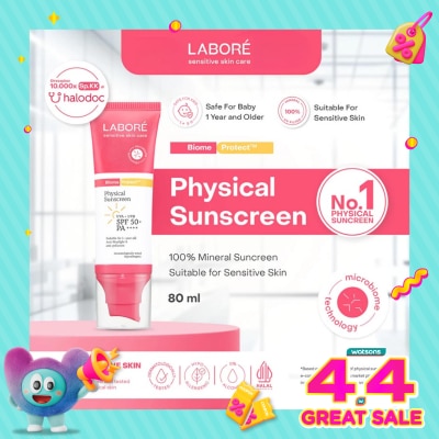 LABORE - Sensitive Skin Care BiomeProtect Physical Sunscreen SPF 50+ PA++++ 80g