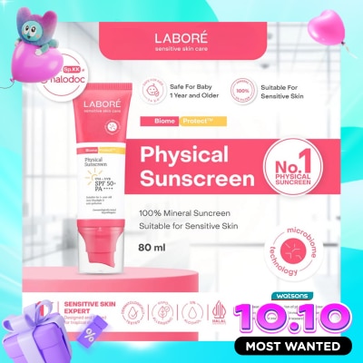LABORE Labore Sensitive Skin Care BiomeProtect Physical Sunscreen SPF 50+ PA++++ 80g image