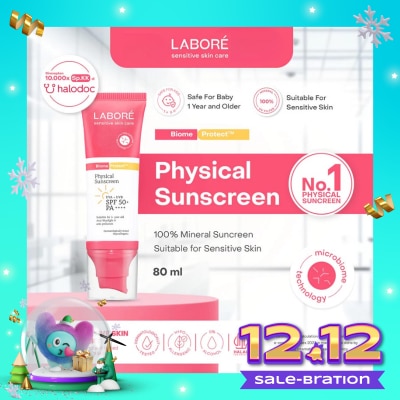 LABORE Sensitive Skin Care BiomeProtect Physical Sunscreen SPF 50+ PA++++ 80g