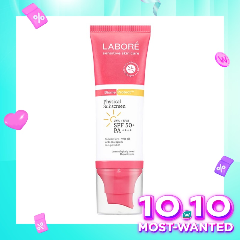 Labore Sensitive Skin Care BiomeProtect Physical Sunscreen SPF 50+ PA++++ 80g