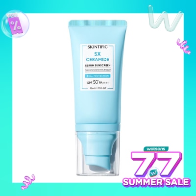 SKINTIFIC Skintific 5X Ceramide Serum Sunscreen SPF50 PA++++ 50g