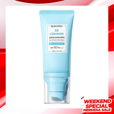 SKINTIFIC Skintific 5X Ceramide Serum Sunscreen SPF50 PA++++ 50g