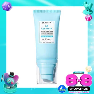 SKINTIFIC - 5X Ceramide Serum Sunscreen SPF50 PA++++ 50g image