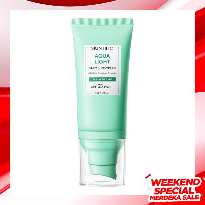 Skintific Aqua Light Daily Sunscreen SPF 35 PA +++ 50g