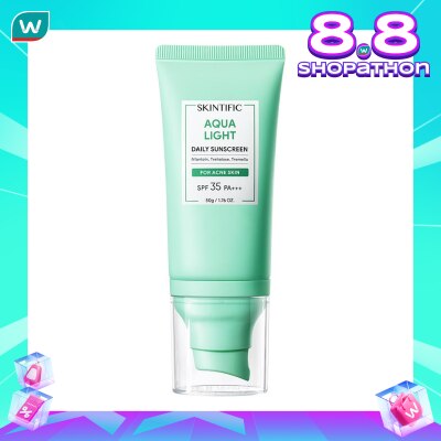 SKINTIFIC Skintific Aqua Light Daily Sunscreen SPF 35 PA +++ 50g