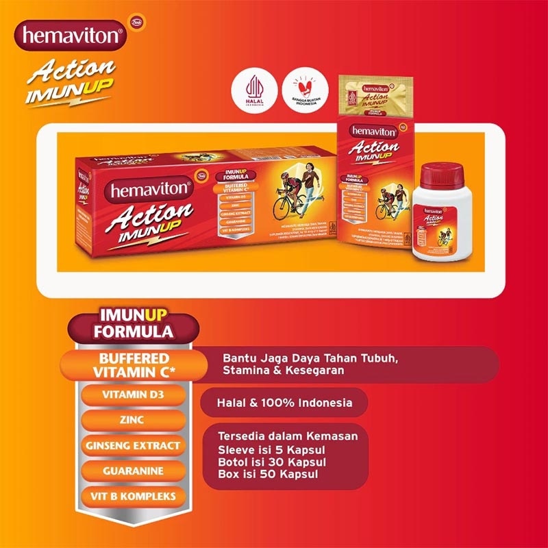 Action ImunUp Multivitamin Kapsul 5'S (Strip)
