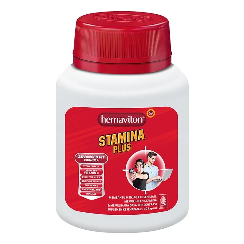 Stamina Plus Multivitamin Kapsul 30'S (Botol)