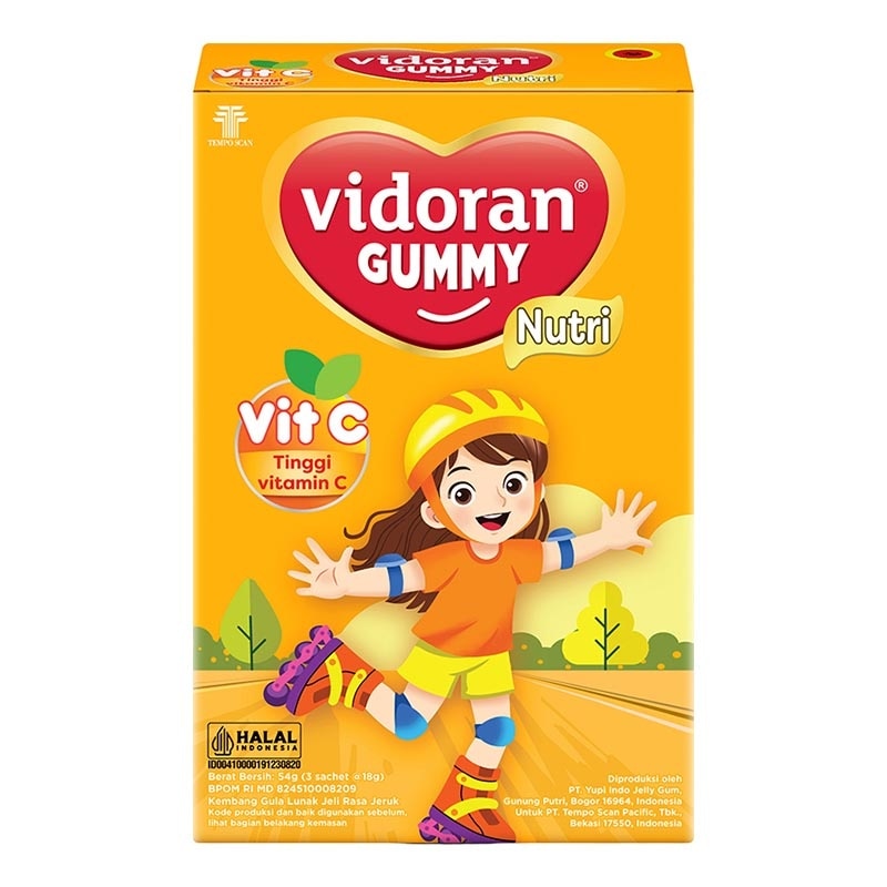 Gummy Vit C Rasa Jeruk 54g