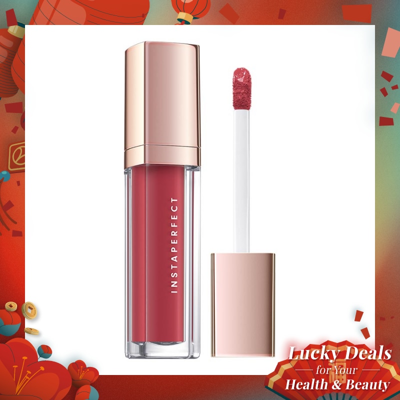 Suede Lip Matte 16 Crimson 4.2g (MLBB Nude Lip Cream, Cover Blurry, Transfer Resistant)