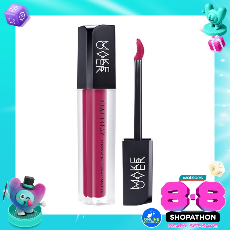 Make Over Powerstay Transferproof Matte Lip Cream P18 Make Over Pink 4.5g image