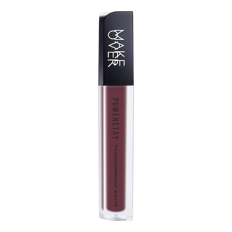 Make Over Powerstay Transferproof Matte Lip Cream P19 Plum Red 4.5g