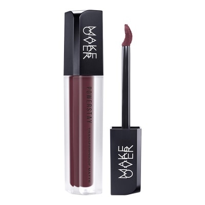 MAKE OVER Make Over Powerstay Transferproof Matte Lip Cream P19 Plum Red 4.5g