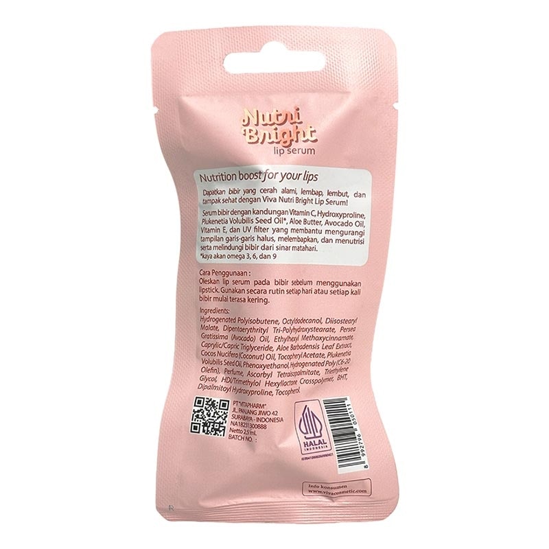Nutri Bright Lip Serum Glazzy Clear 2.5ml