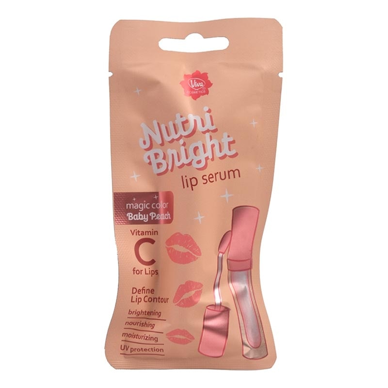 Nutri Bright Lip Serum Baby Peach 2.5ml
