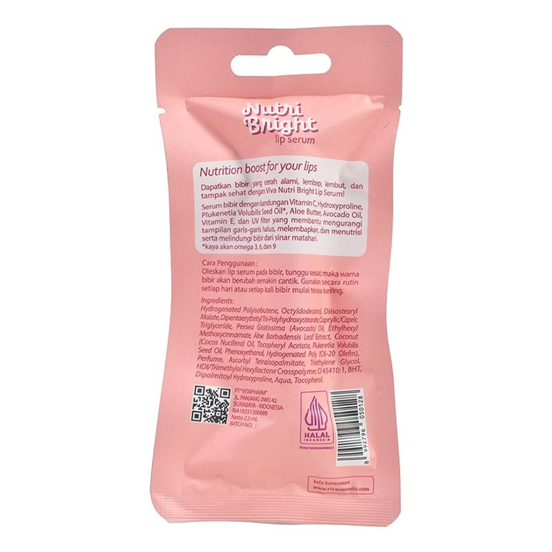 Nutri Bright Lip Serum Rosy Pink 2.5ml