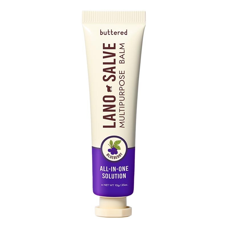 Buttered Lanosalve Multipurpose Balm Blueberry 10g