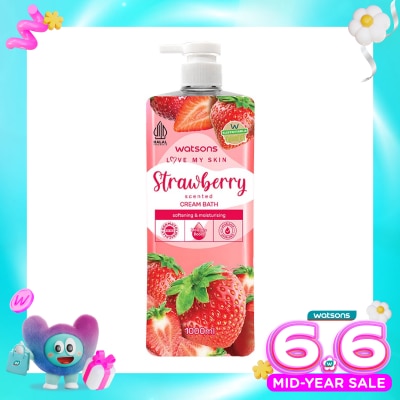 WATSONS - Strawberry Scented Cream Bath 1000ml