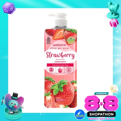 WATSONS COLLECTION - Strawberry Scented Cream Bath 1000ml image
