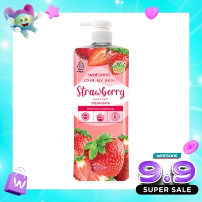 WATSONS COLLECTION - Strawberry Scented Cream Bath 1000ml image