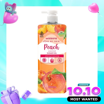WATSONS Peach Scented Shower Gel 1000ml image