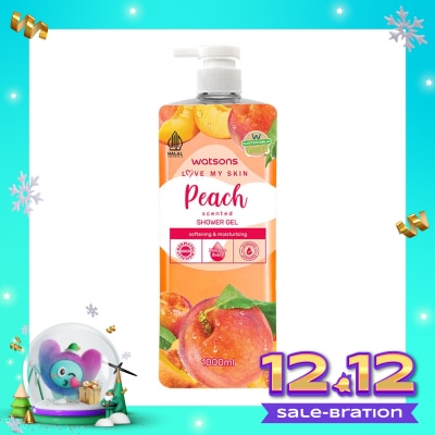 WATSONS Watsons Peach Scented Shower Gel 1000ml