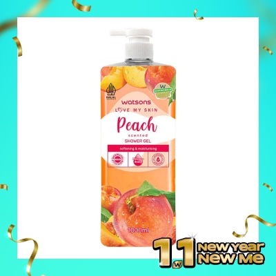 WATSONS Watsons Peach Scented Shower Gel 1000ml