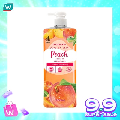 WATSONS Watsons Peach Scented Shower Gel 1000ml