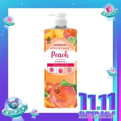 WATSONS Watsons Peach Scented Shower Gel 1000ml
