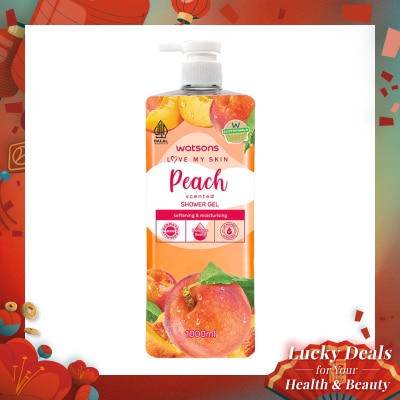 WATSONS Peach Scented Shower Gel 1000ml
